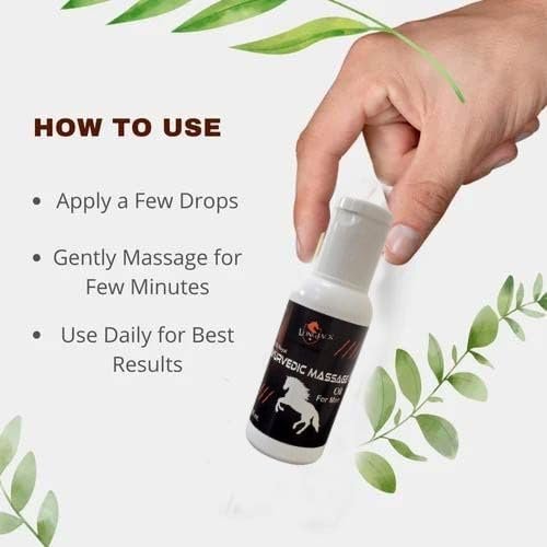 Herbal & Stamina Booster Oil Pure & Original Natural Ayurvedic Massage Oil For Men (50ml) - Image 4