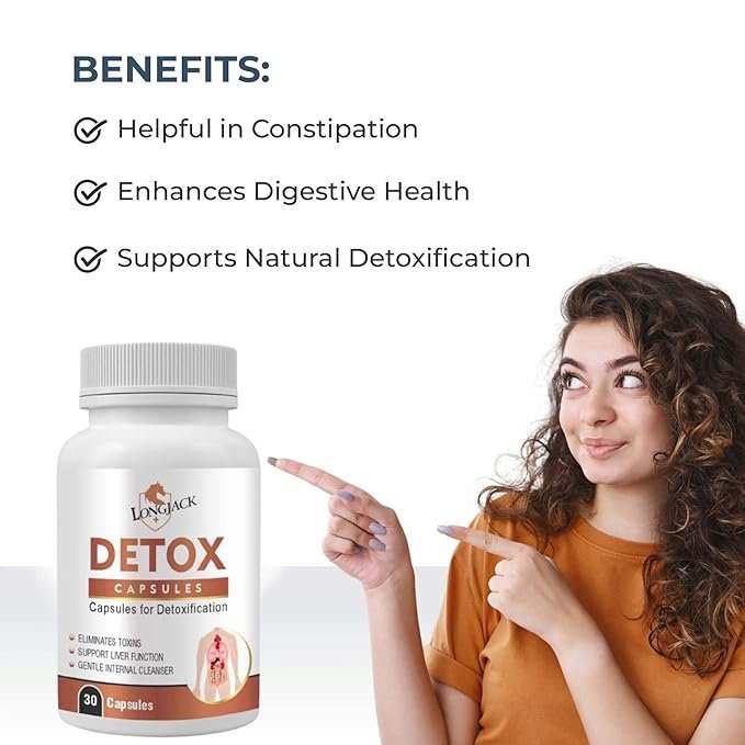 Detox Capsules Herbal Liver Cleanse & Kidney Support Daily Wellness Supplement (30 Capsules) - Image 2