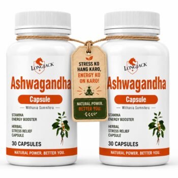 Ashwagandha Herbal Capsules Combo Pack (2 Bottles)